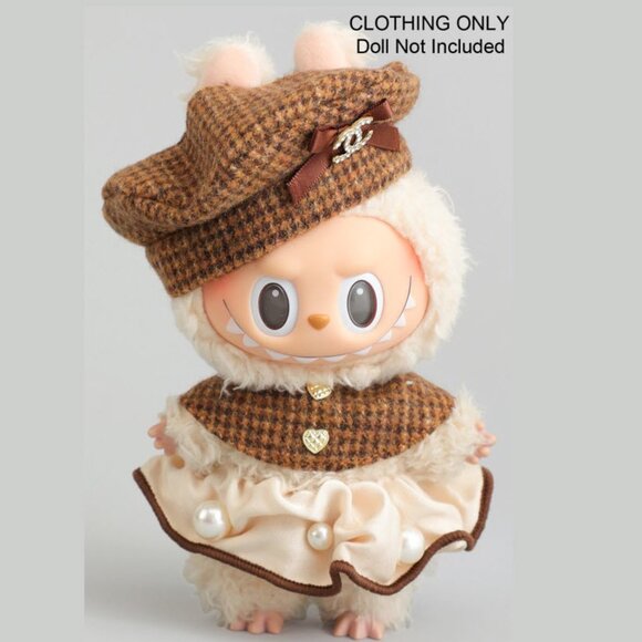 TWEED 3 PIECE OUTFIT FOR LABUBU DOLL - Picture 1 of 1